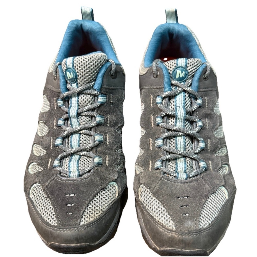 Merrell Ridgepass Women's Hiking Shoes Granite Eggshell Blue Size 9 EUC